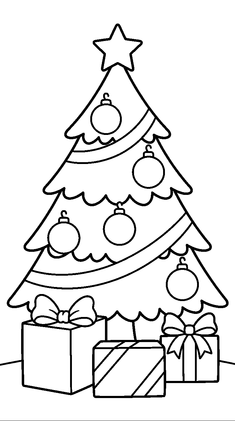 kleurplaat kerst