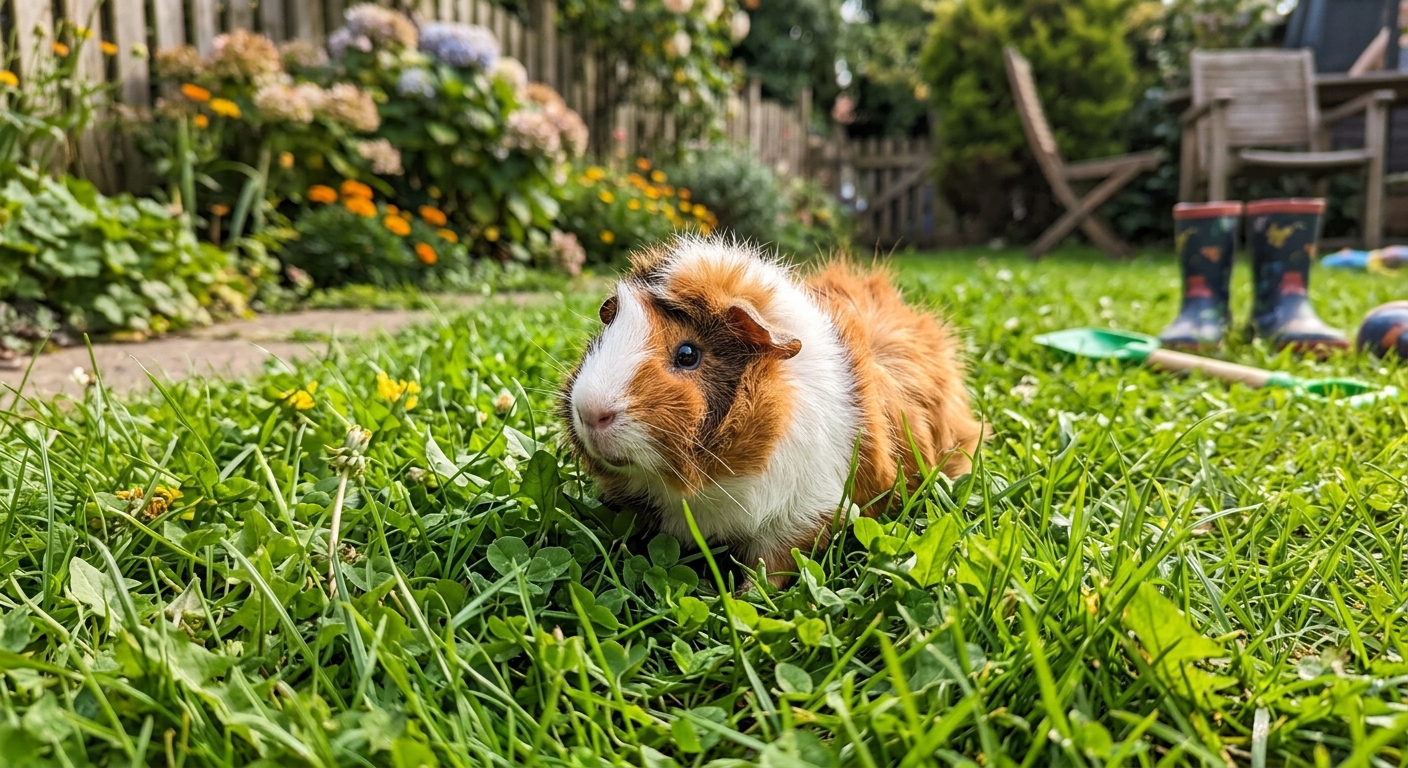 voorbeeldfoto — maak een kleurplaat van je eigen cavia