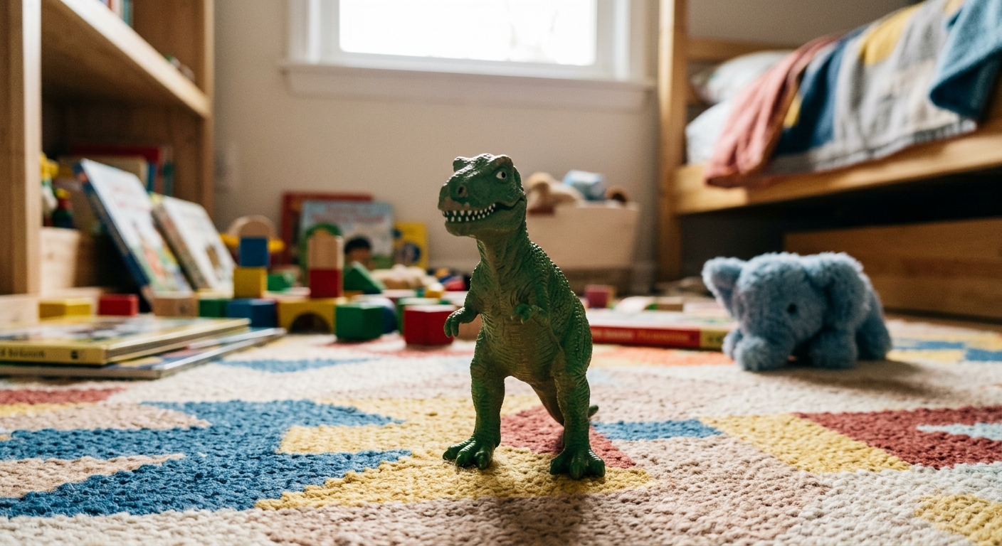 voorbeeldfoto — maak een dino-kleurplaat