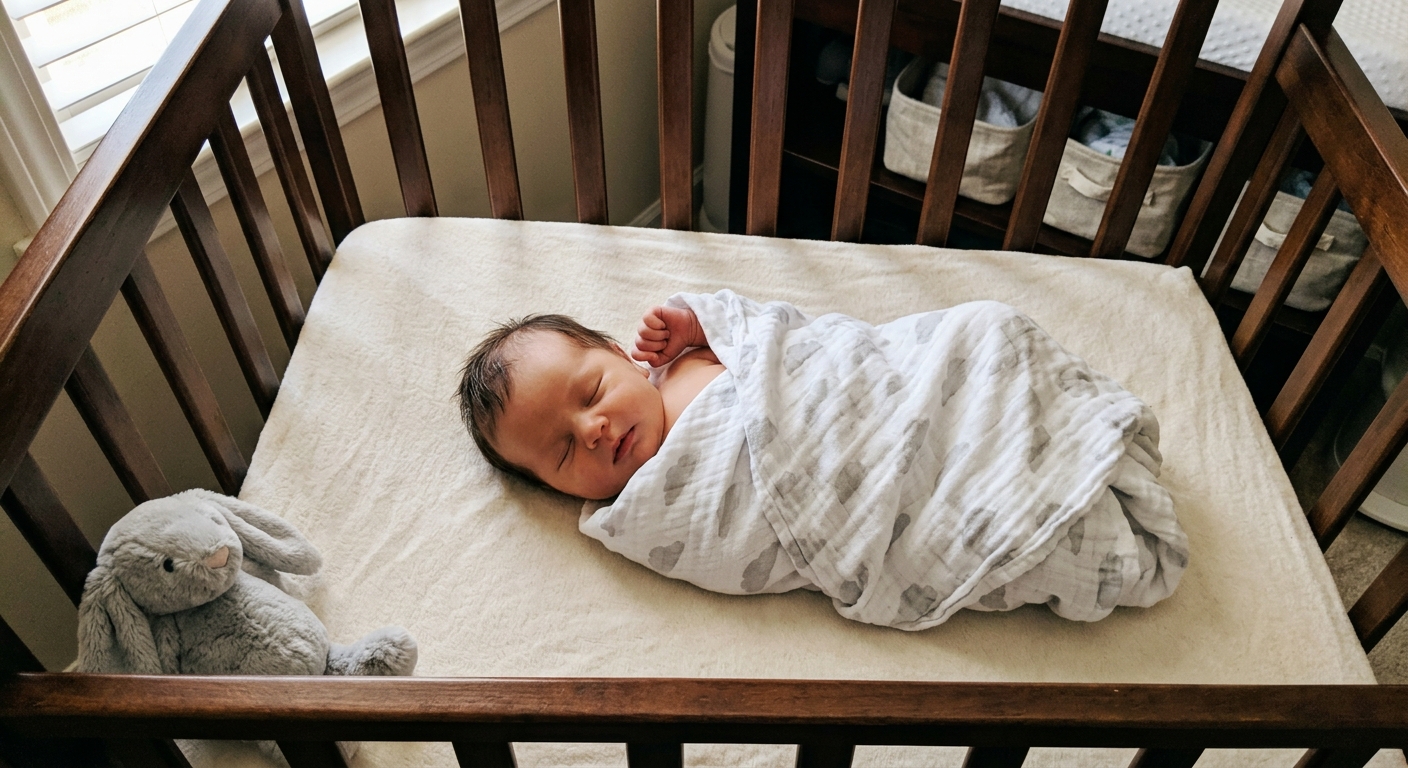 voorbeeldfoto — maak een geboorte-kleurplaat van de baby