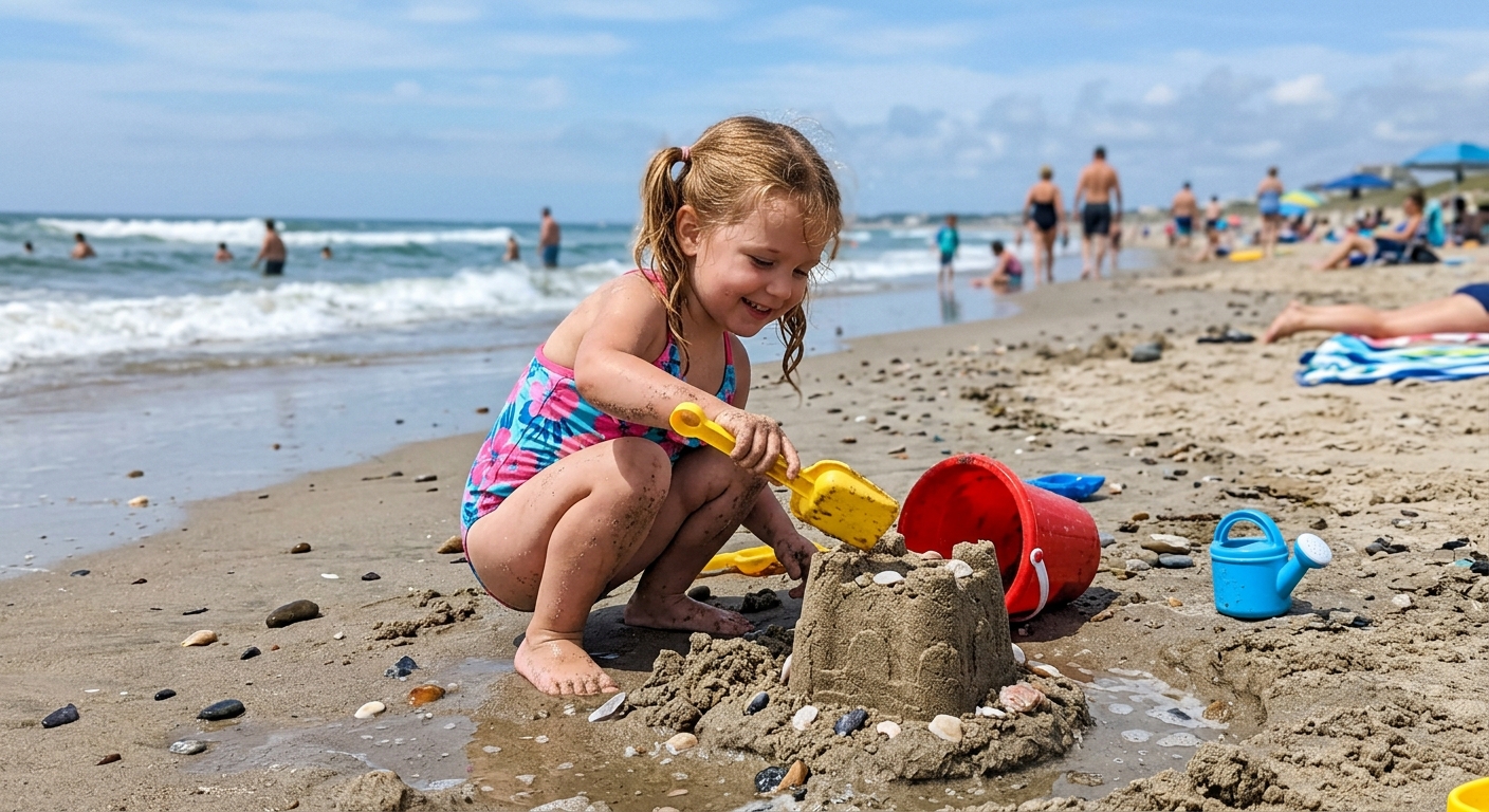 voorbeeldfoto — maak een kleurplaat van je vakantiefoto