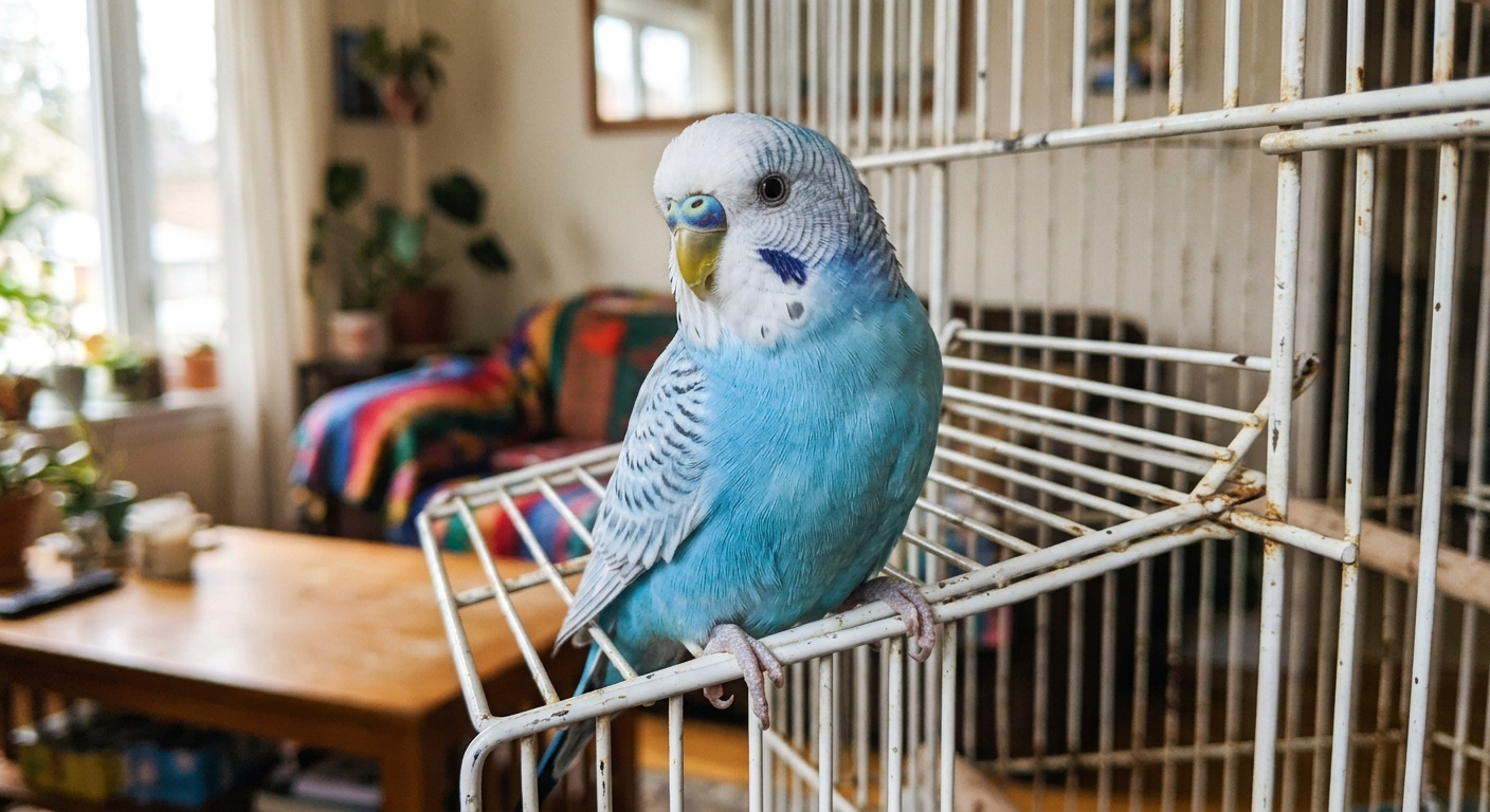 voorbeeldfoto — maak een kleurplaat van je eigen vogel